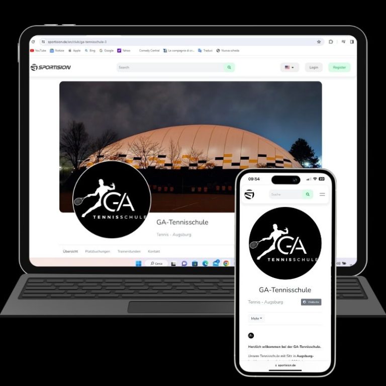 Die digitalierte Tennisschule in Augsburg-Lechhausen